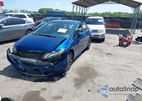 2013 Honda Civic Ex from USA, damaged, VIN 19XFB2F86DE201699